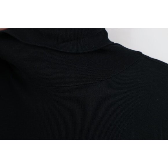 Vintage 90s Ralph Lauren Womens Large Distressed Thermal Knit Turtleneck T-Shirt - Picture 6 of 14